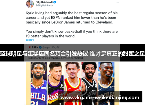 篮球明星与蛋糕店同名巧合引发热议 谁才是真正的甜蜜之星